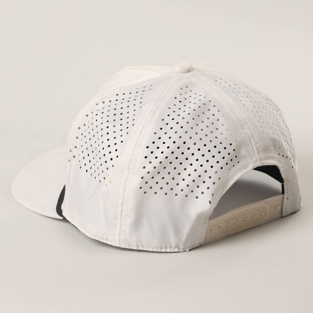 Fashion City - THE DAD CLUB Embroidered White Camo Trucker Hat