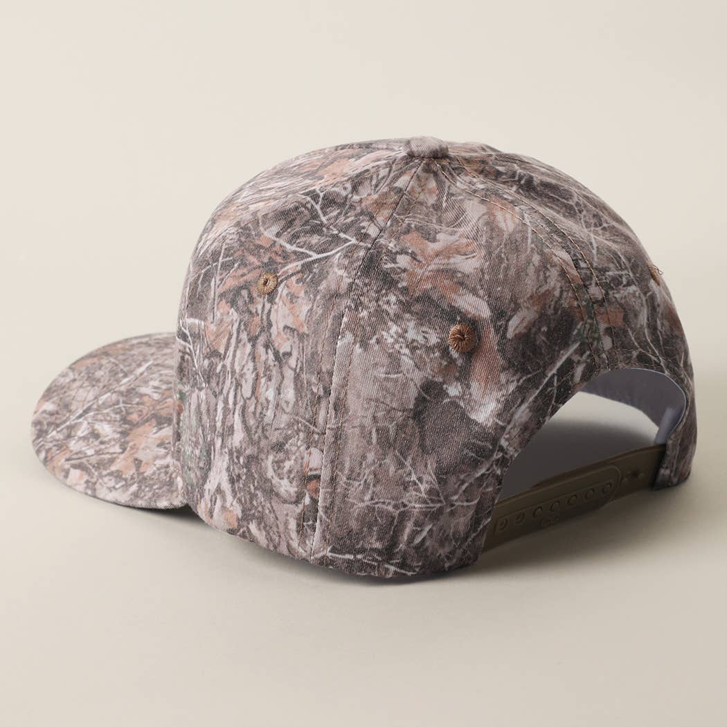 Fashion City - THE DAD CLUB RAISING LEGENDS Embroidery Camo Trucker Hat