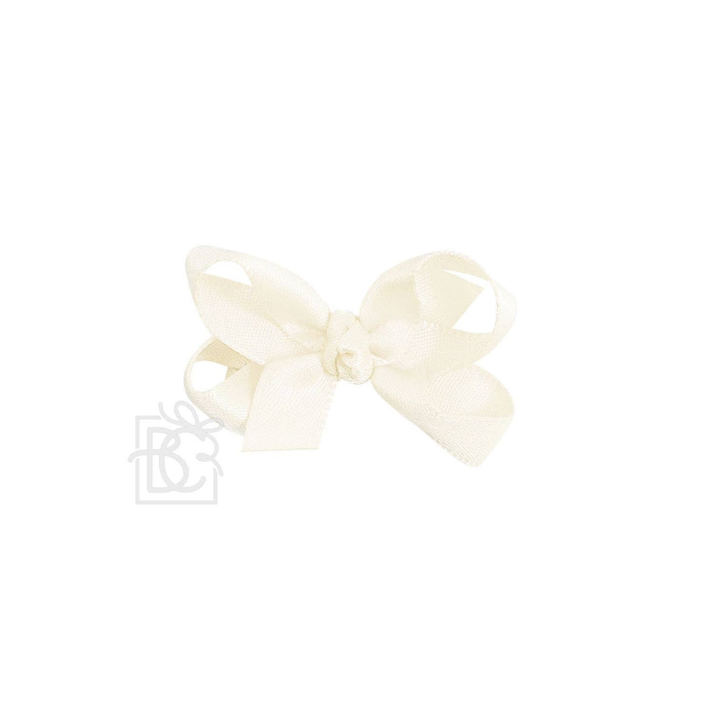 Beyond Creations, LLC - 4.5 SATIN BOW ON CLIP
