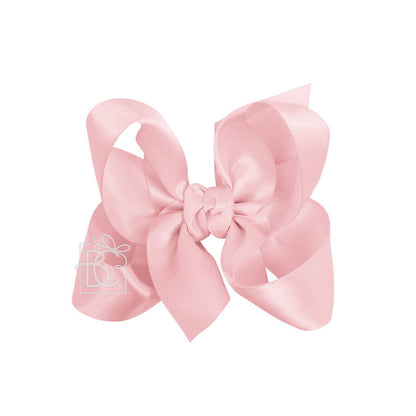 Beyond Creations, LLC - 4.5 SATIN BOW ON CLIP