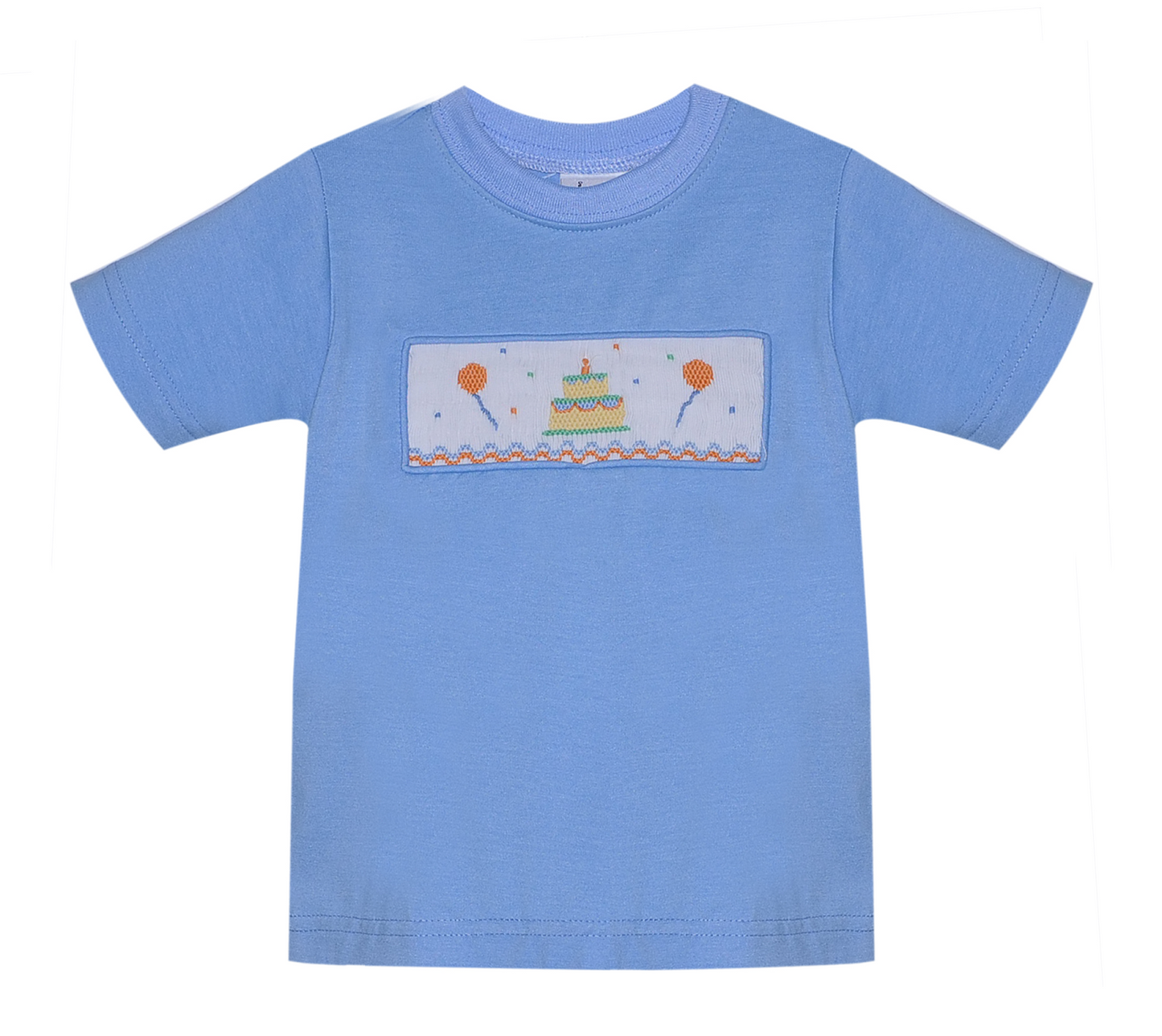 Remember Nguyen Houston Blue Shirt - Smocked Birthday
