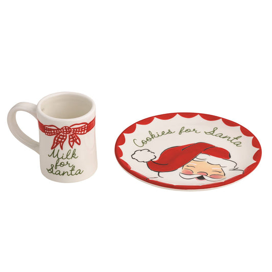Mudpie Milk & Cookies For Santa Set