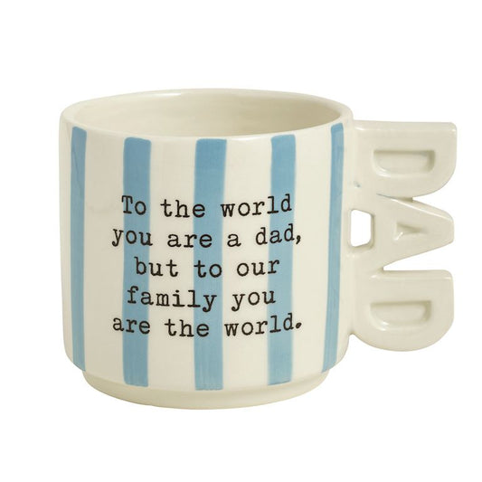 Mudpie You Are Dad Word Handle Mug