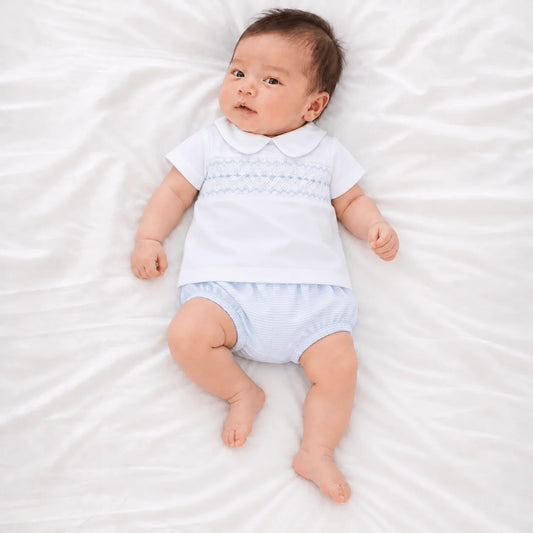 Magnolia Baby Benjamin Smocked Diaper Cover Set
