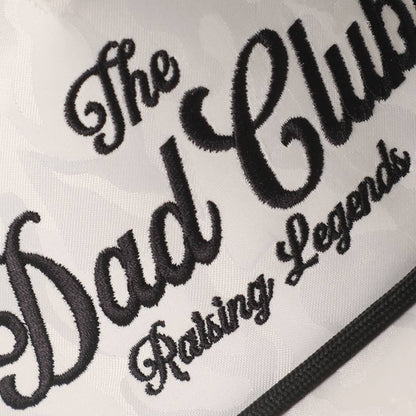 Fashion City - THE DAD CLUB Embroidered White Camo Trucker Hat