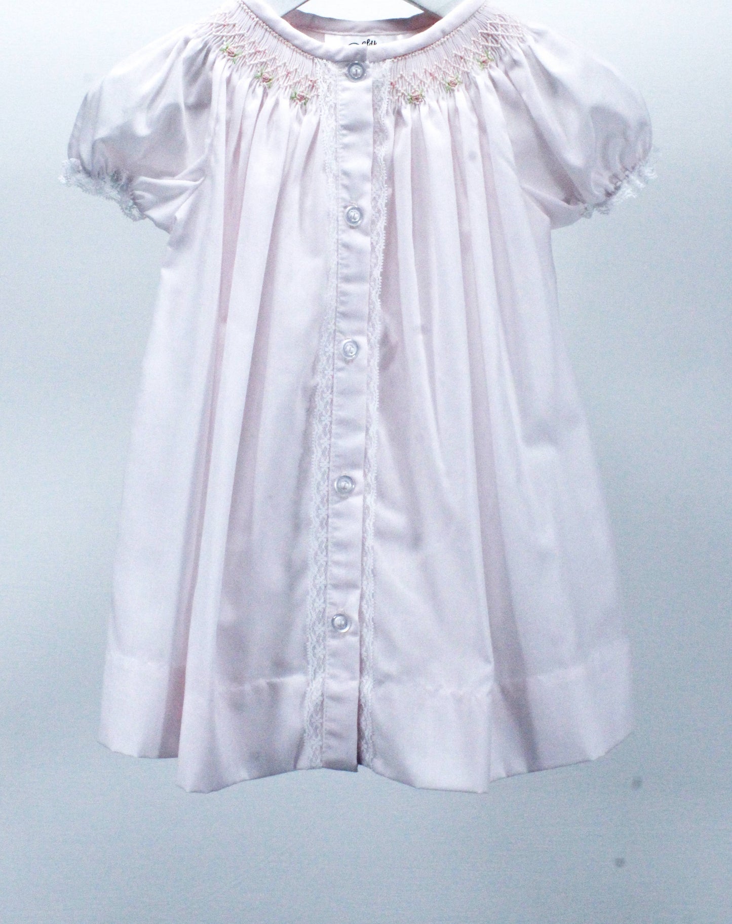 Baby Blessings Clothing - Pink Geometric Flowers Sophia Dress Classic