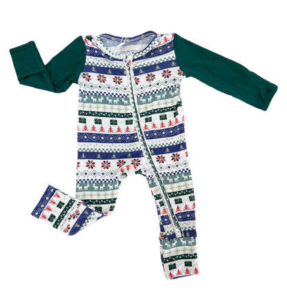 Rockin Royalty Noah Zip Footie