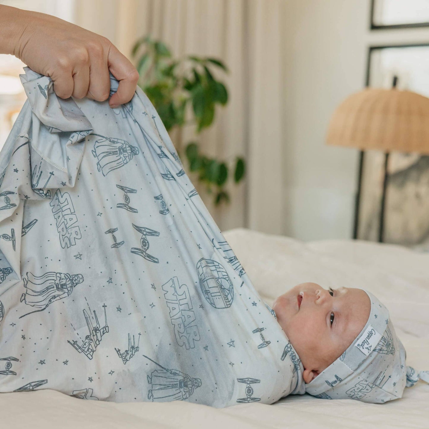 Copper Pearl - Knit Swaddle Blanket - Empire