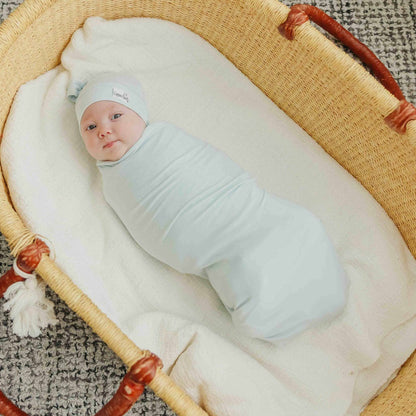 Copper Pearl - Knit Swaddle Blanket - Air
