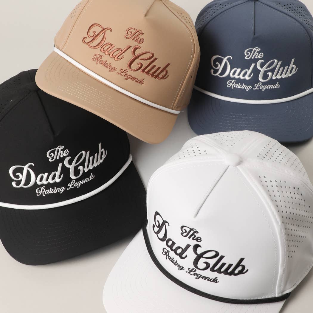 Fashion City - THE DAD CLUB Embroidered Premium Materials Trucker Hat