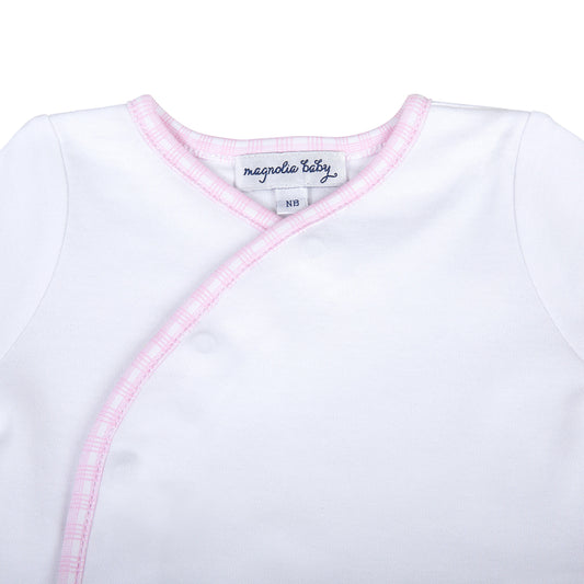 Magnolia Baby New Beginnings Pink Footed Pant Set