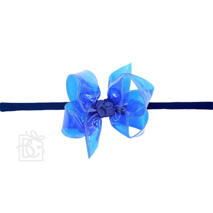 Beyond Creations, LLC - 4.5" WATERPROOF BOW W/ PANTYHOSE HEADBAND