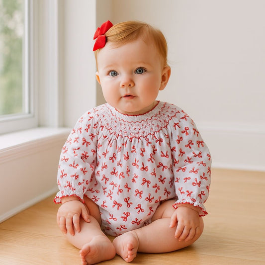 Magnolia Baby Scarlett Bows Bishop Bubble