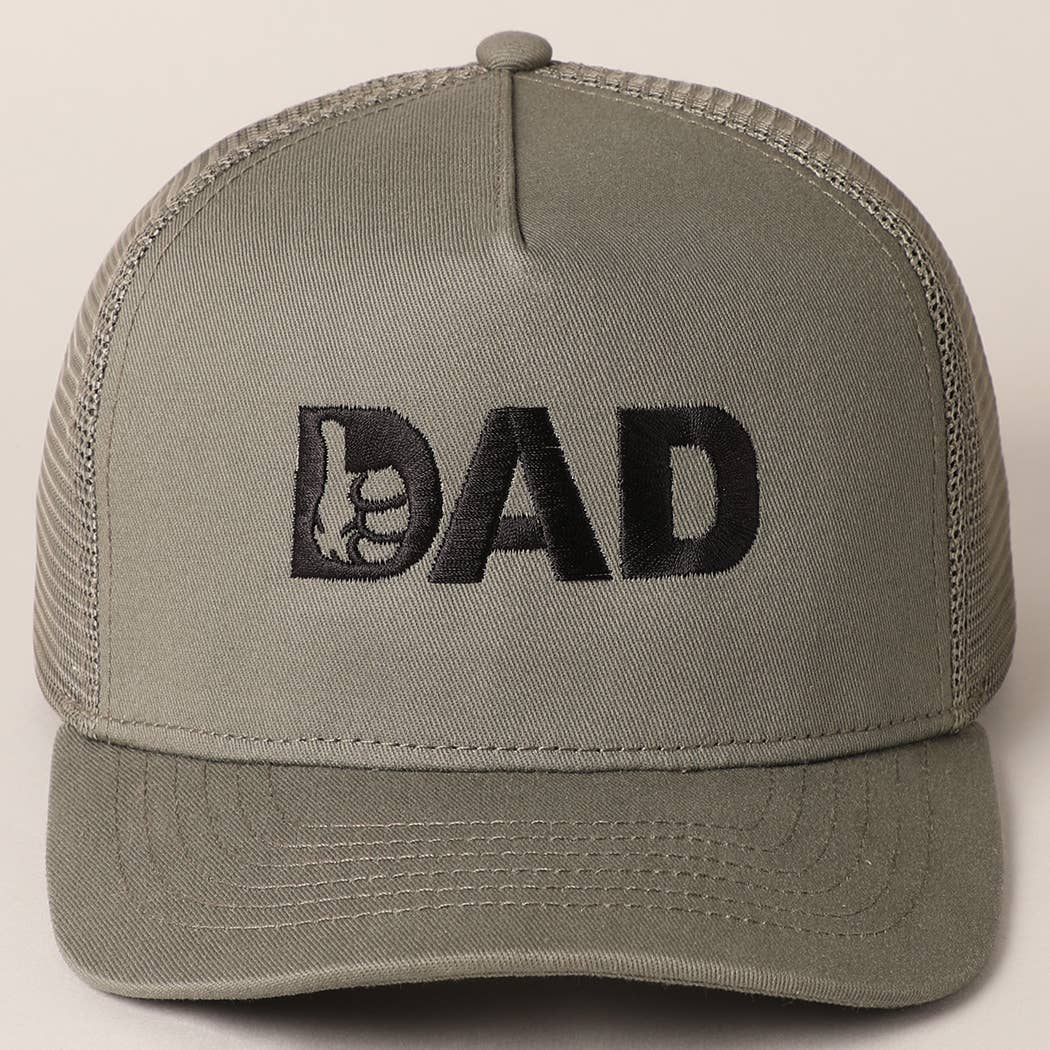 Fashion City - Thumbs Up Dad Father's Day Gift Mesh Back Embroidered Cap
