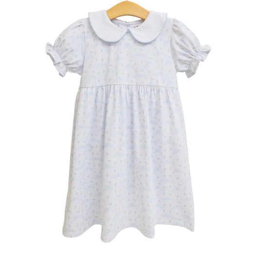 Smock Candy-Blooming Bows Charlotte Dress