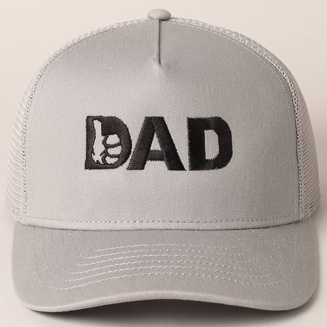 Fashion City - Thumbs Up Dad Father's Day Gift Mesh Back Embroidered Cap
