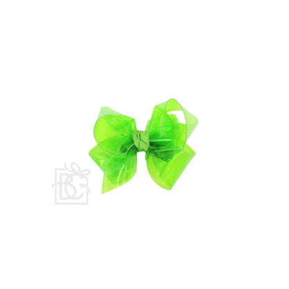 Beyond Creations, LLC - WATERPROOF BOWS ON ALLIGATOR CLIP 4.5"