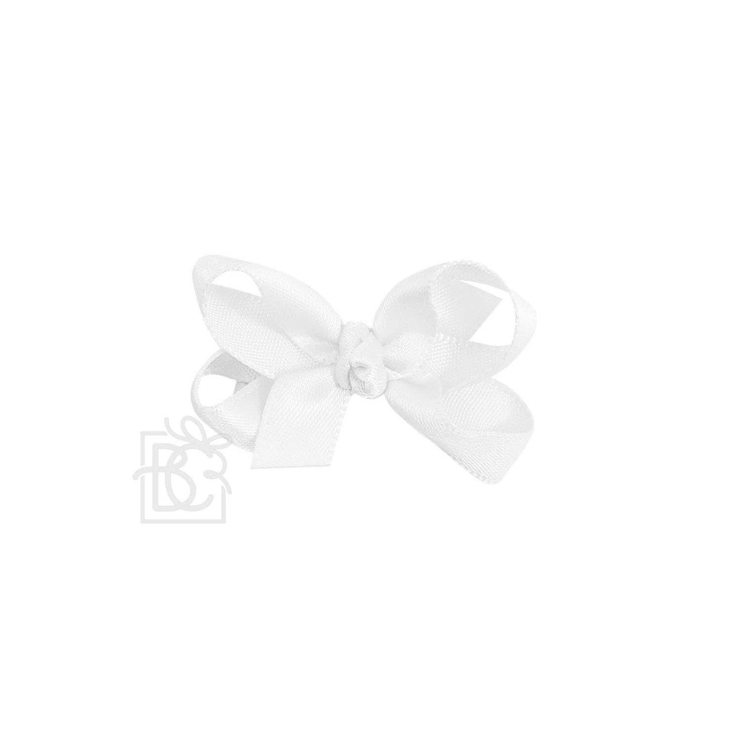 Beyond Creations, LLC - 4.5 SATIN BOW ON CLIP