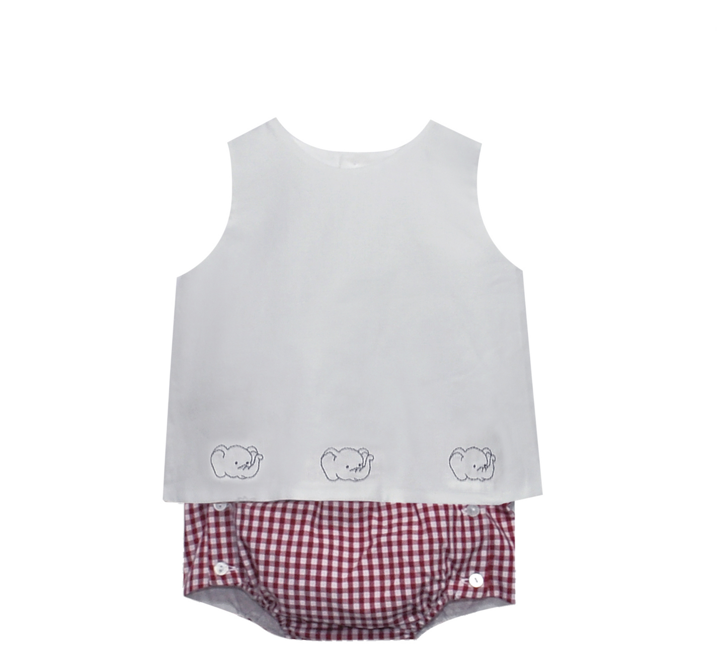 Southern Saturday Crimson/Grey Diaper Set
