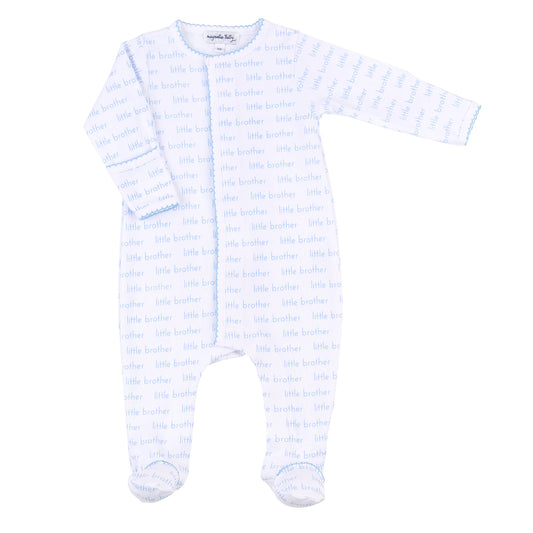Magnolia Baby - Little Brother Printed Footie