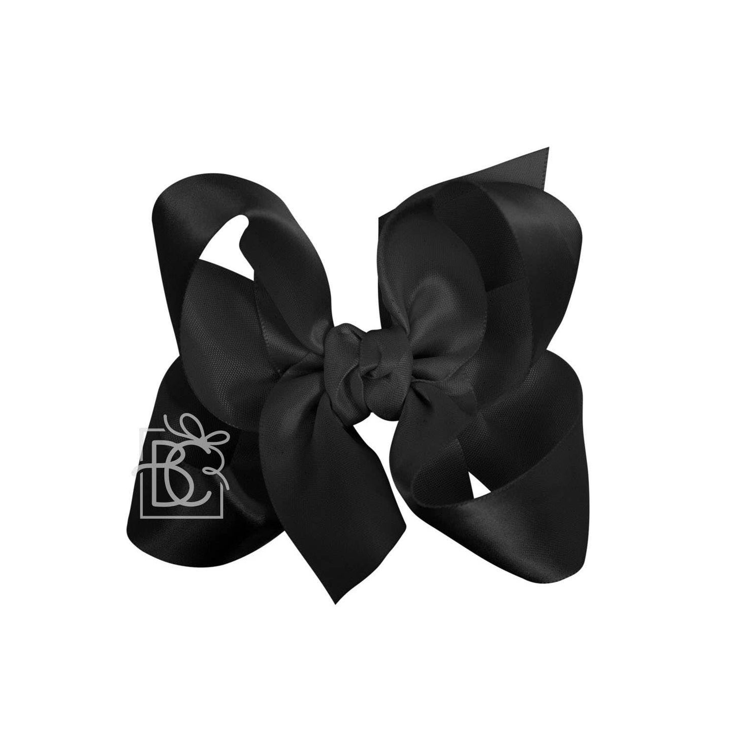 Beyond Creations, LLC - 4.5 SATIN BOW ON CLIP