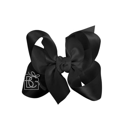 Beyond Creations, LLC - 4.5 SATIN BOW ON CLIP