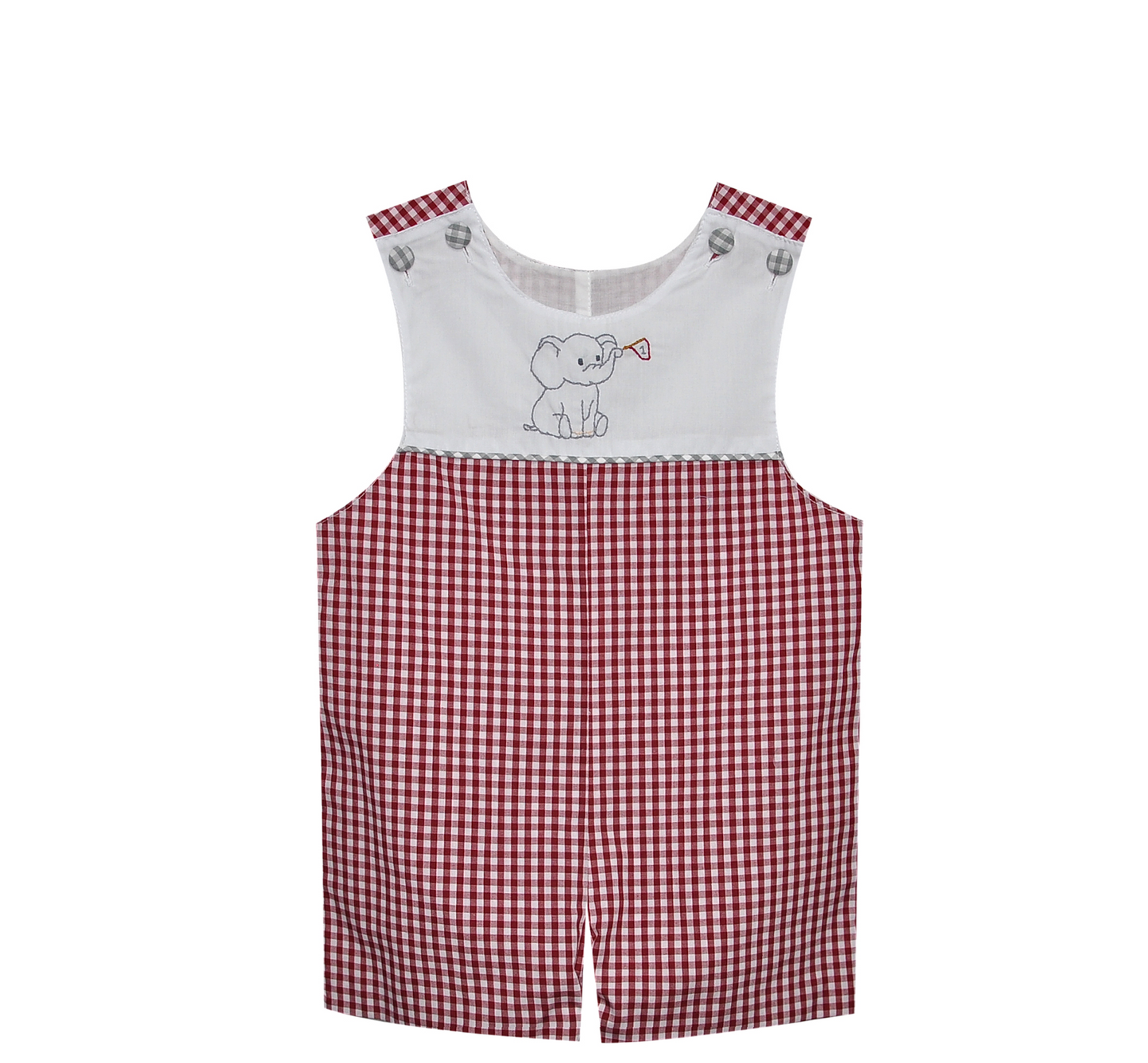 Southern Saturday Elephant w/ Flag Crimson/Grey Shortall