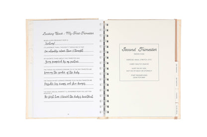 Leaves Keepsake Pregnancy Journal, Blush