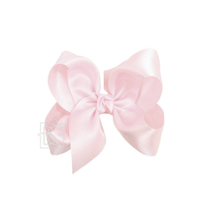 Beyond Creations, LLC - 4.5 SATIN BOW ON CLIP