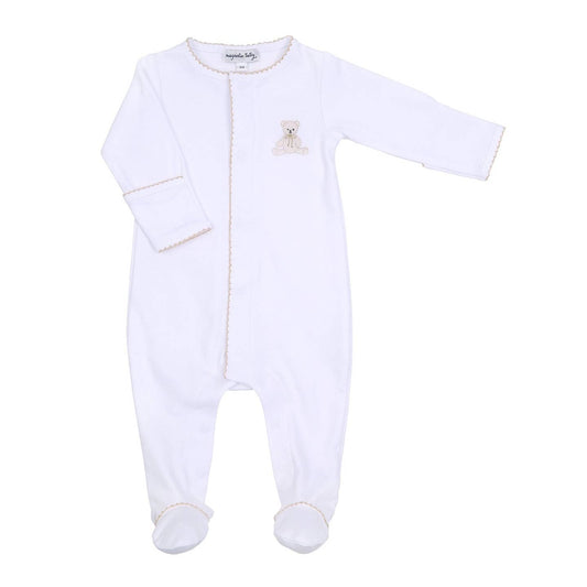 Magnolia Baby - My Teddy Footie - Ivory