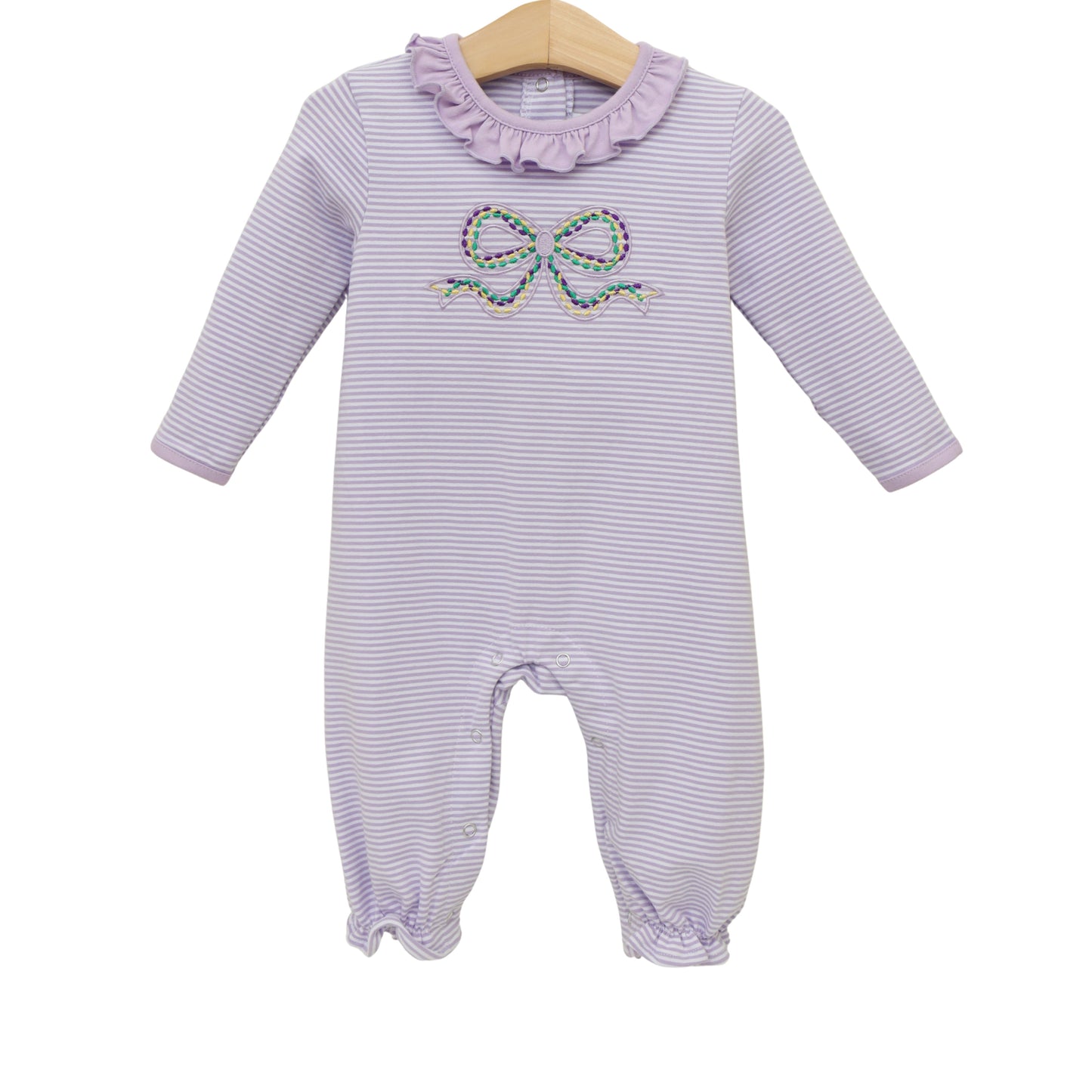 Jellybean by Smock Candy Bon Temps Bow Ruffle Romper