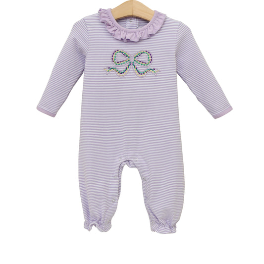 Jellybean by Smock Candy Bon Temps Bow Ruffle Romper
