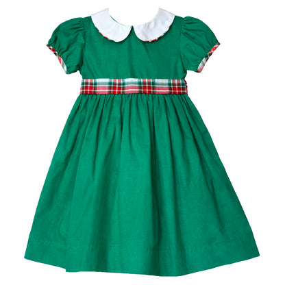 Ishtex Green Corduroy Dress