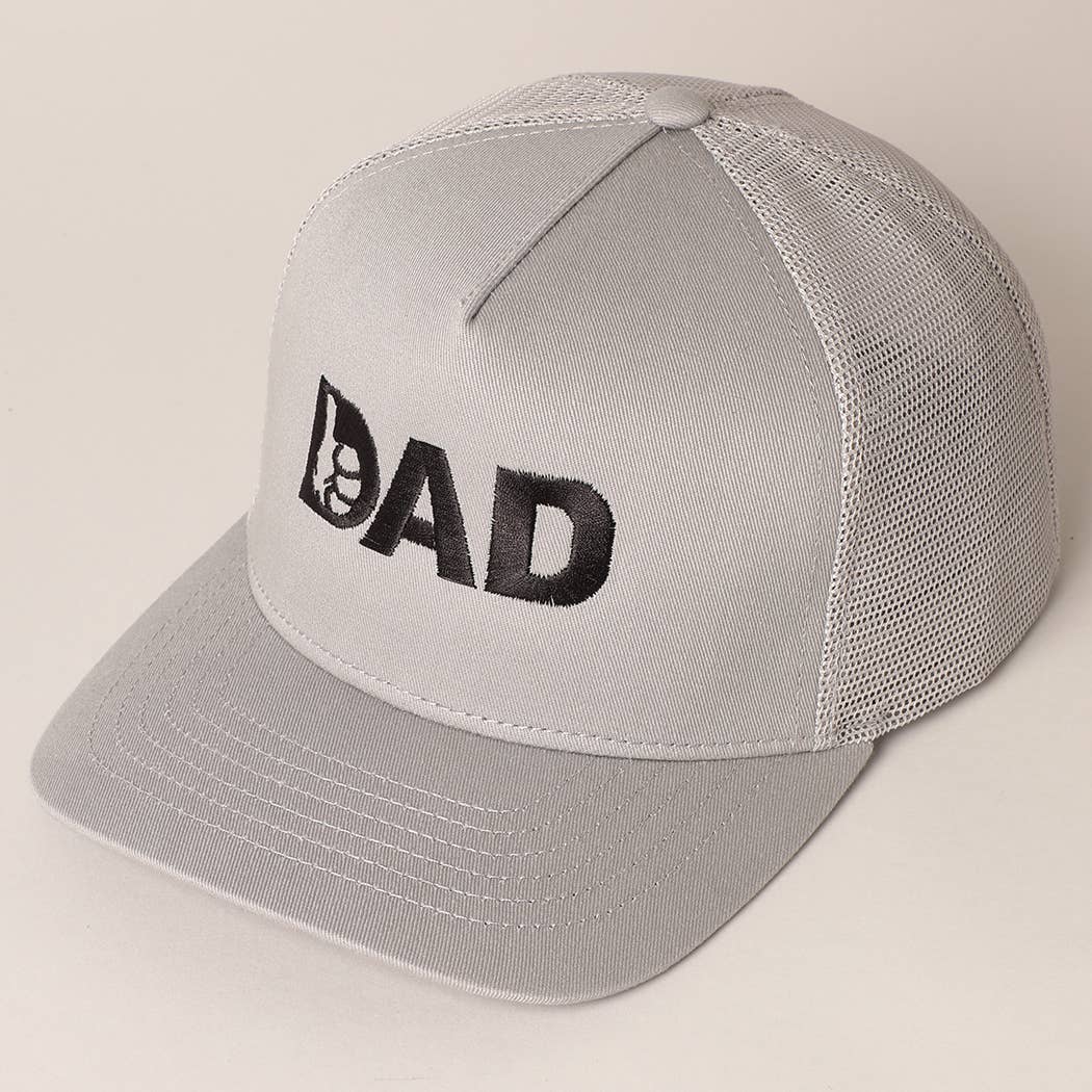 Fashion City - Thumbs Up Dad Father's Day Gift Mesh Back Embroidered Cap