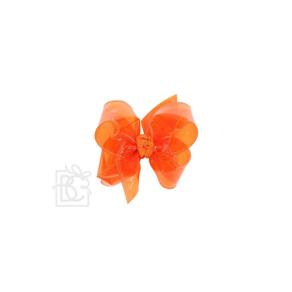 Beyond Creations, LLC - WATERPROOF BOWS ON ALLIGATOR CLIP 4.5"