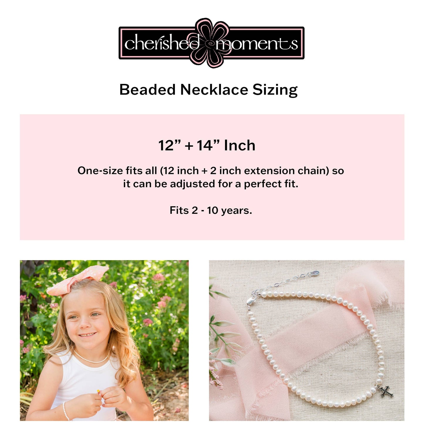 Cherished Moments - Girls 14K Gold Plated First Communion Kids Cross Necklace