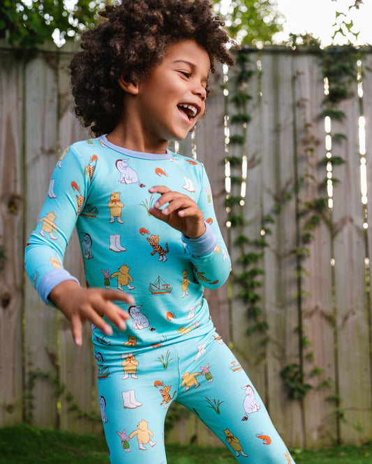 Pearls and Pelicans Pooh on the Bayou Two-Piece Long Set