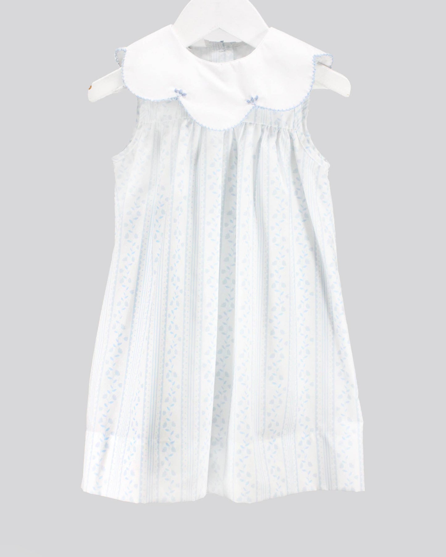 Baby Blessings Clothing - Scalloped Blue Aria Dress