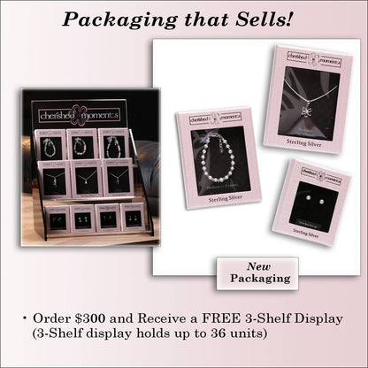Cherished Moments - Sterling Silver Huggie CZ Hoop Earrings for Babies and Kids