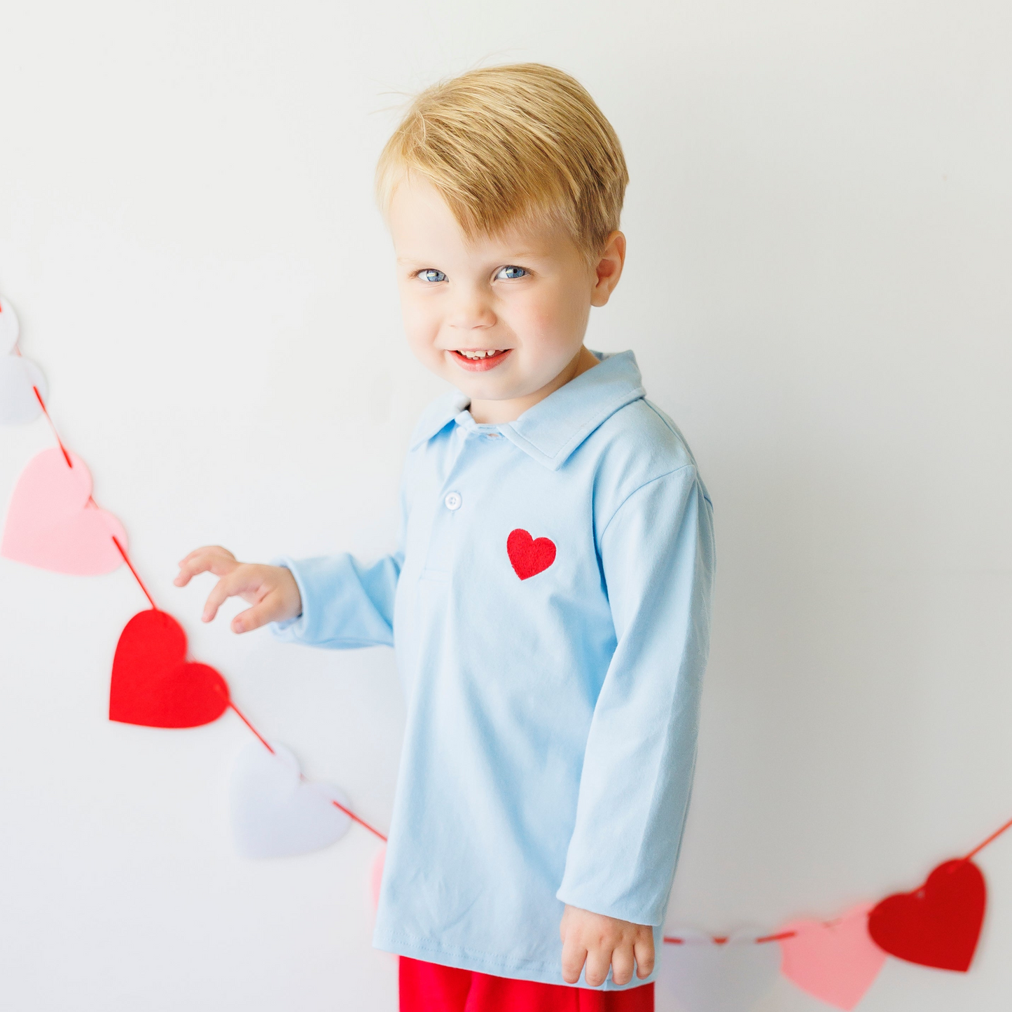 Jellybean by Smock Candy Heart Boys Polo