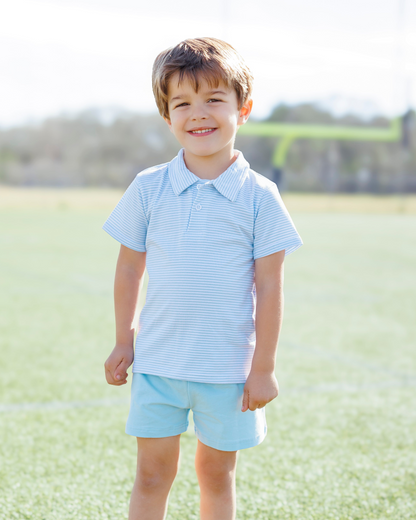 Smock Candy Michael Polo - Light Blue Stripe