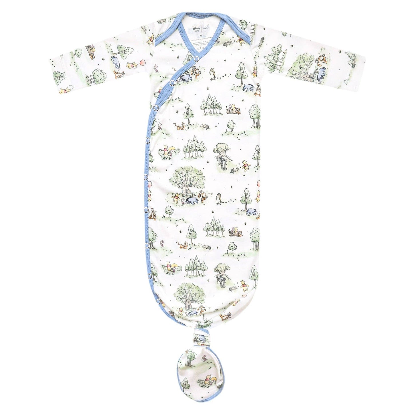 Copper Pearl - Newborn Knotted Gown - Hundred Acre Wood