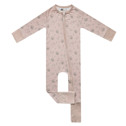 Copper Pearl - Convertible Zip-Up Footie - Star Wars Grogu Medley