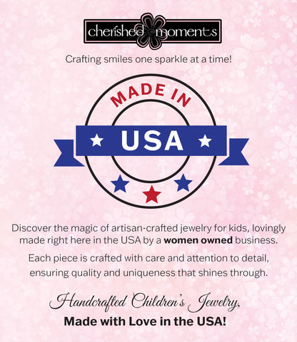 Cherished Moments - Little Girls 14K Gold-Plated Chunky Pearl Bracelet for Kids