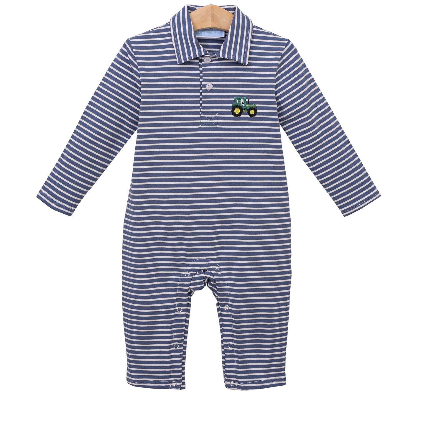 Trotter St. Tractor Polo Romper