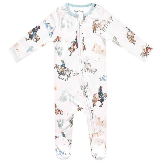 Copper Pearl - Zip-Up Footie Pajama - Boone