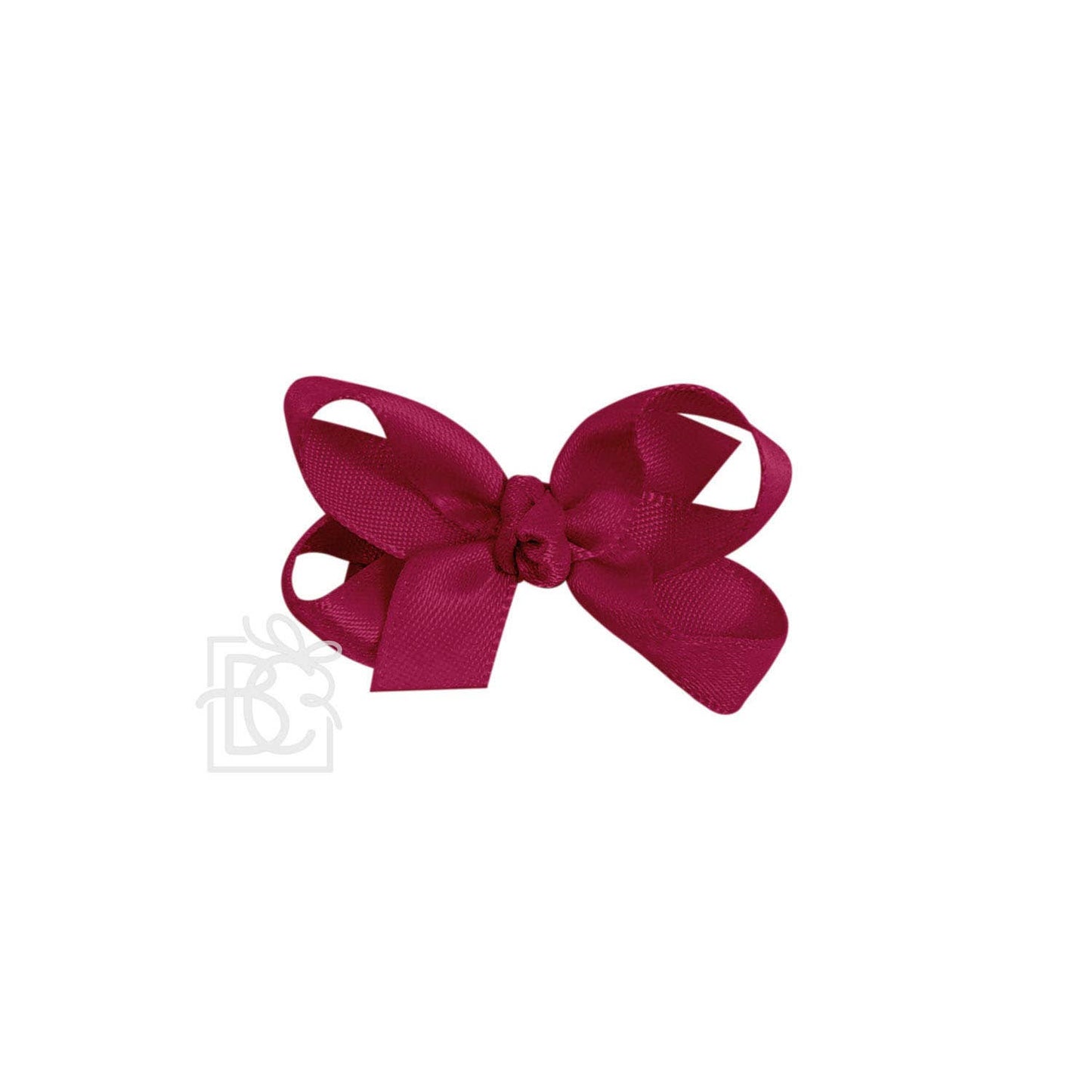 Beyond Creations, LLC - 4.5 SATIN BOW ON CLIP
