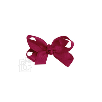 Beyond Creations, LLC - 4.5 SATIN BOW ON CLIP