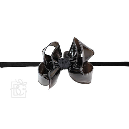 Beyond Creations, LLC - 4.5" WATERPROOF BOW W/ PANTYHOSE HEADBAND