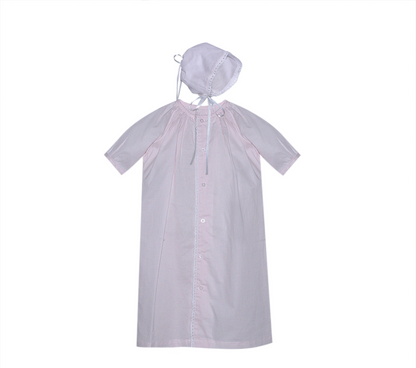 Baby Sen Pink Christian Daygown - Newborn